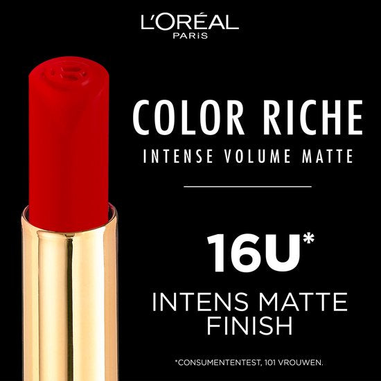 L'Oréal Paris Color Riche Intense Volume lippenstift - matte - 187 Le Fushia Libre - 1,8 g