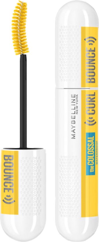 Maybelline New York Colossal Curl Bounce mascara - mega volume waterproof - Very Black - 10 ml