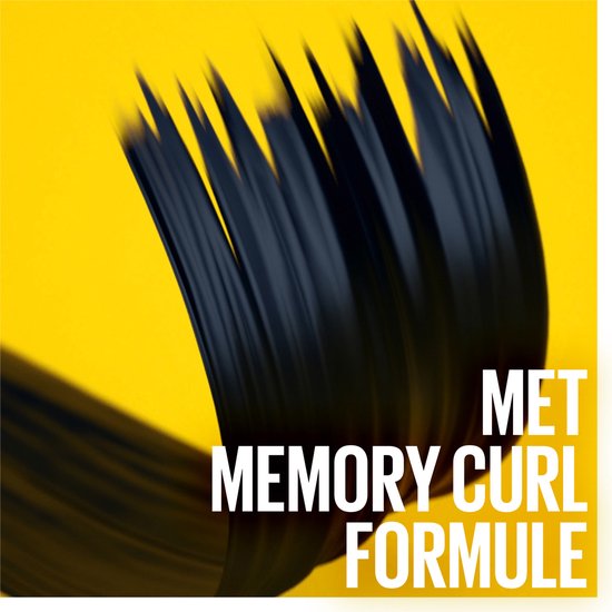 Maybelline New York Colossal Curl Bounce mascara - mega volume waterproof - Very Black - 10 ml