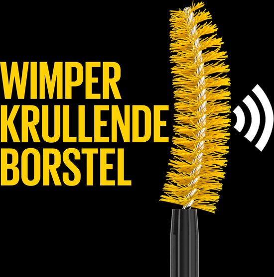 Maybelline New York Colossal Curl Bounce mascara - mega volume waterproof - Very Black - 10 ml