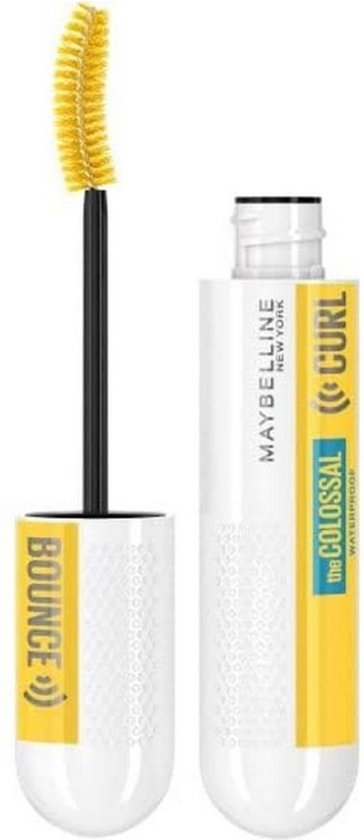 Maybelline New York Colossal Curl Bounce mascara - mega volume waterproof - Very Black - 10 ml