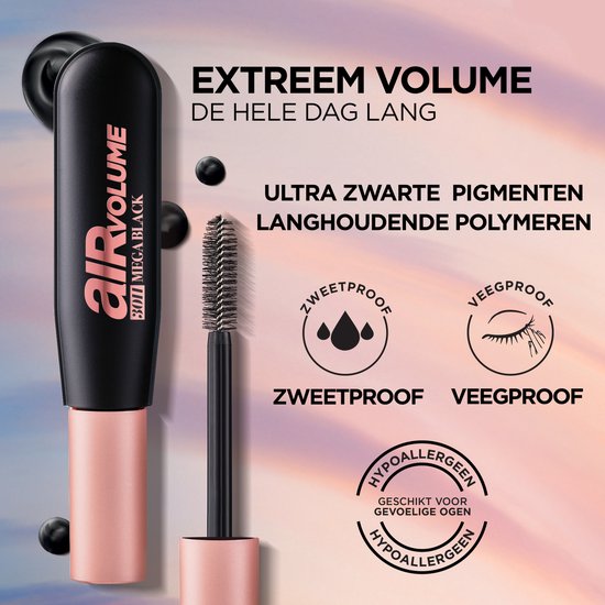L'Oréal Paris Air Volume 30H mascara - 9,4 ml - Mega Black