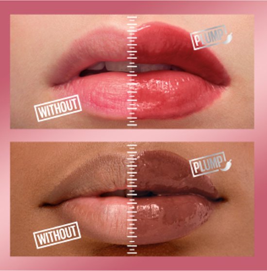 Maybelline Lifter Plump lipgloss - lip plumping met 5% Maxi-Lip en chilipeper - 5,4 ml - Hot Chili
