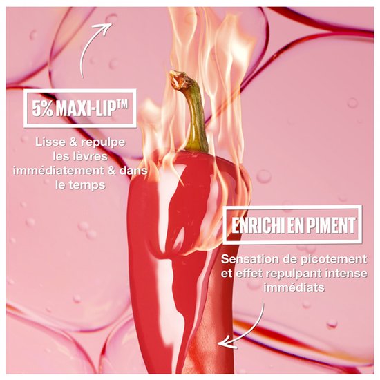 Maybelline Lifter Plump lipgloss - lip plumping met 5% Maxi-Lip en chilipeper - 5,4 ml - Hot Chili