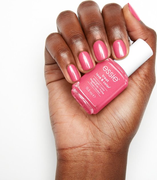 Essie Treat Love & Color nagelverharder - calcium & camellia extract - 162 Punch It Up - roze shimmer - 13,5 ml