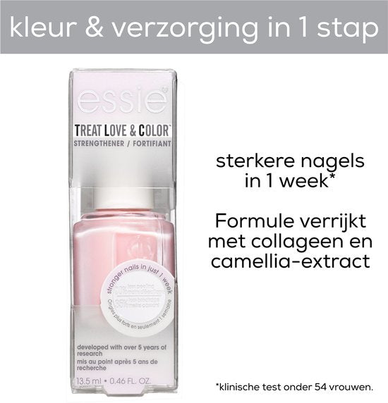 Essie Treat Love & Color nagellak - metallic - 151 Glow the Distance - Goud