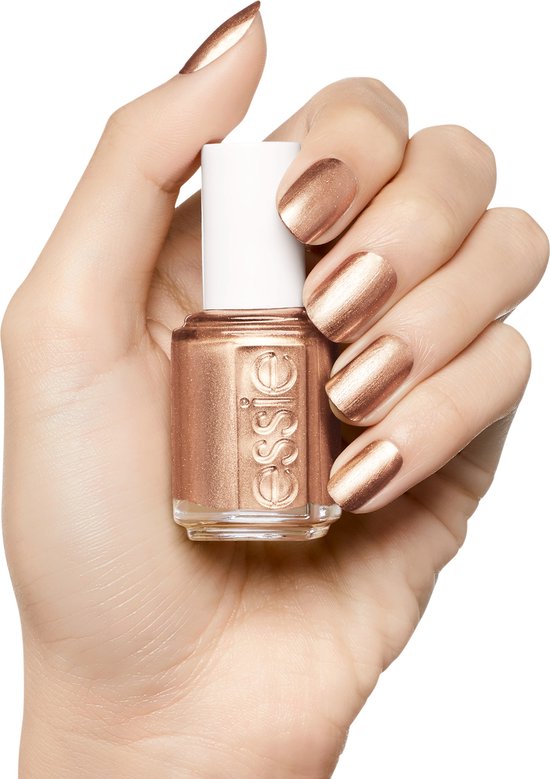 essie nagellak - original 613 Penny Talk - metallic - 13,5 ml - Bruin