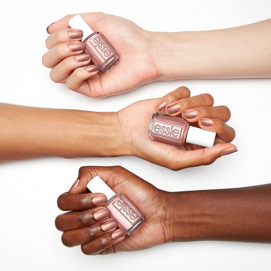 essie nagellak - original 613 Penny Talk - metallic - 13,5 ml - Bruin