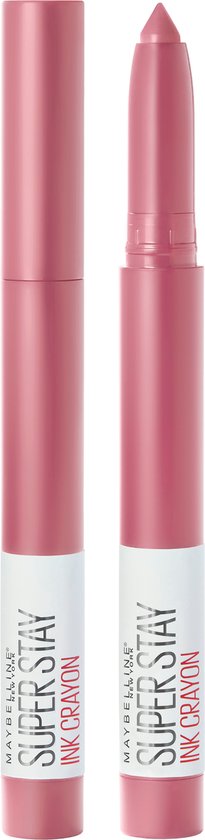 Maybelline SuperStay Ink Crayon lippenstift - matte - 30 Seek Adventure - 14 g - Roze