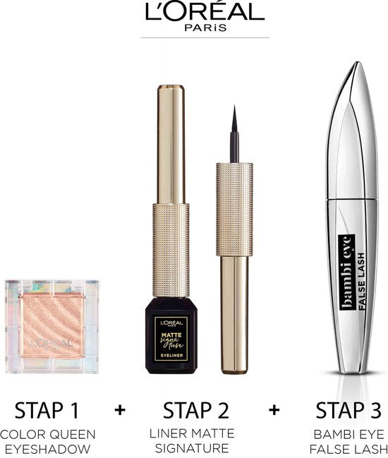 L'Oréal Paris Bambi Eye by False Lash mascara - Zwart