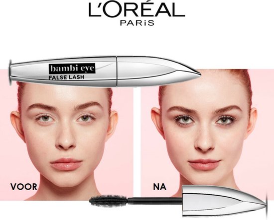 L'Oréal Paris Bambi Eye by False Lash mascara - Zwart