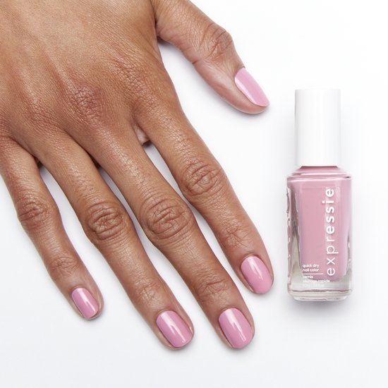 essie Expressie nail polish - 200 In the Time Zone - quick-drying - 10 ml - Pink