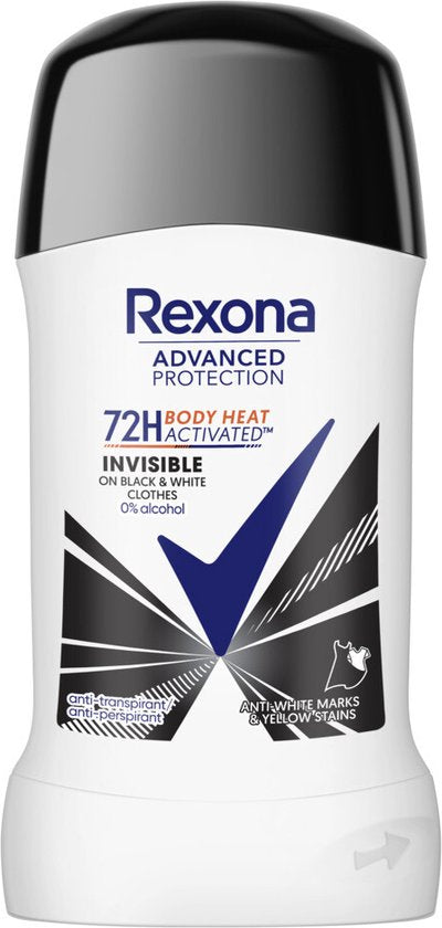 Rexona deodorant stick - anti-transpirant invisible - 50 ml