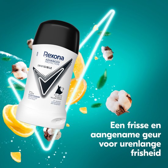 Rexona deodorant stick - anti-transpirant invisible - 50 ml