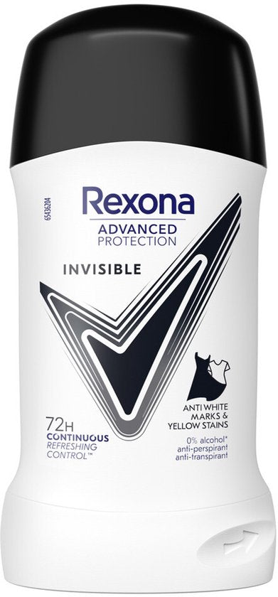 Rexona deodorant stick - anti-transpirant invisible - 50 ml