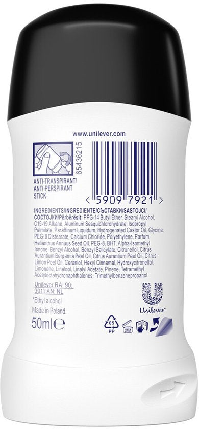 Rexona deodorant stick - anti-transpirant invisible - 50 ml