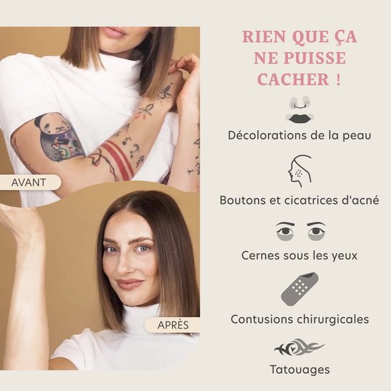 Dermacol Full Coverage Matte foundation - waterproof olie-vrij SPF 30