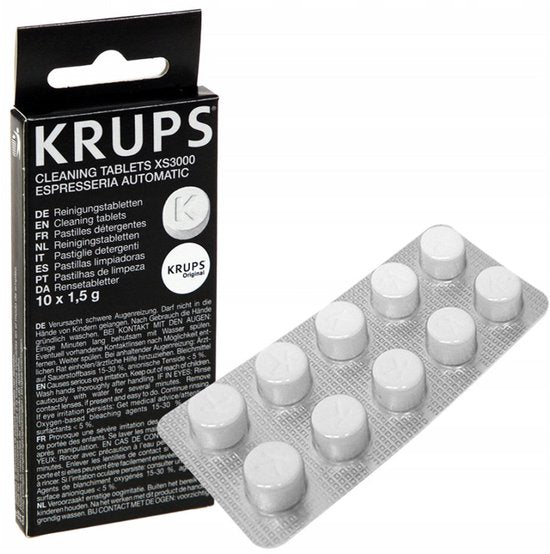 Krups XS3000 koffiemachinereiniger - geschikt voor Dolce Gusto en Nespresso - 10 stuks