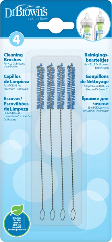 Dr. Brown's reinigingsborsteltjes - set van 4
