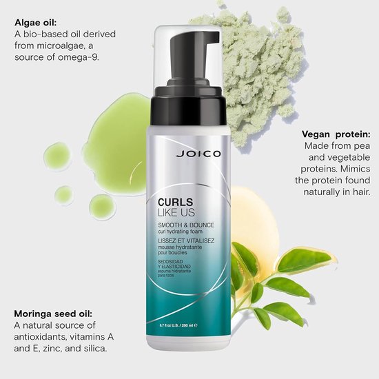 Joico Curls Like Us mousse - Smooth & Bounce hydraterend - 200 ml