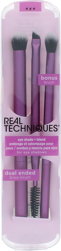 Real Techniques Eye Shade + Blend kwast - voor poeder- en crème oogschaduw