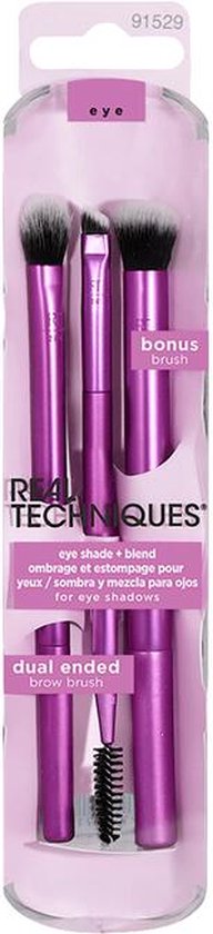 Real Techniques Eye Shade + Blend kwast - voor poeder- en crème oogschaduw