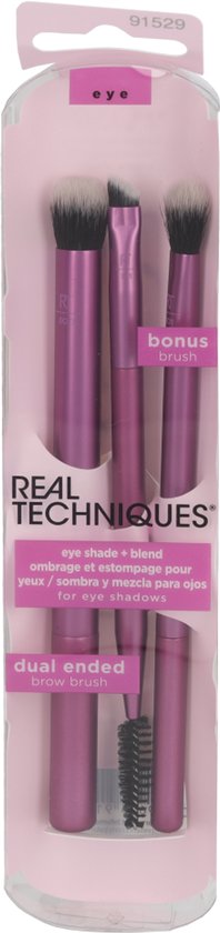 Real Techniques Eye Shade + Blend kwast - voor poeder- en crème oogschaduw