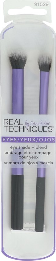 Real Techniques Eye Shade + Blend kwast - voor poeder- en crème oogschaduw
