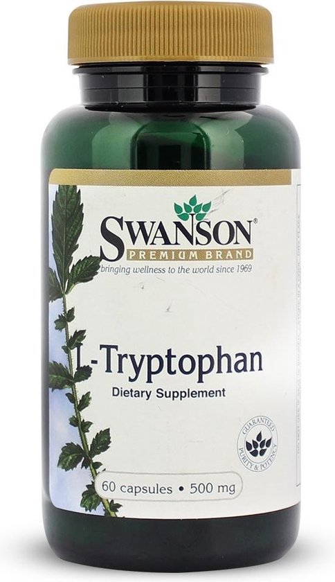 Swanson aminozuren - Tryptophan 500 mg - 60 capsules