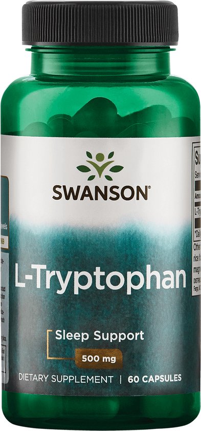 Swanson aminozuren - Tryptophan 500 mg - 60 capsules