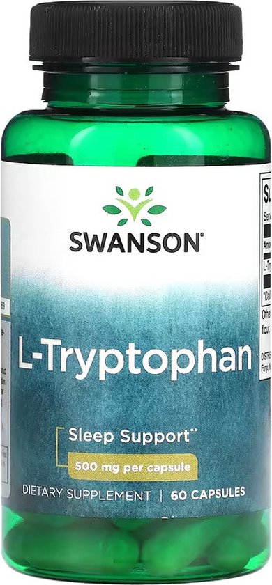 Swanson aminozuren - Tryptophan 500 mg - 60 capsules