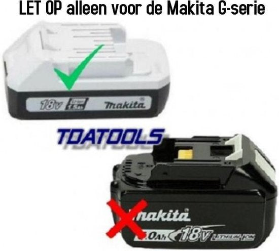 Makita acculader - DC18WA - 14,4V G-serie Li-Ion