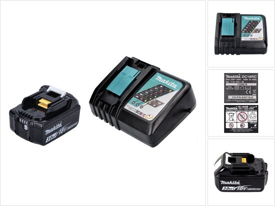 Makita accu starterset - 18V DC18RC - 1x BL1830B