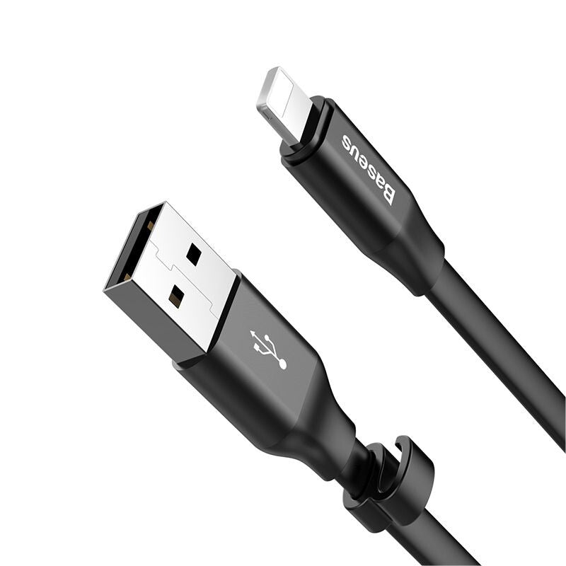 Baseus Nimble USB naar USB-C Draagbare Kabel 0.23 meter - Zwart