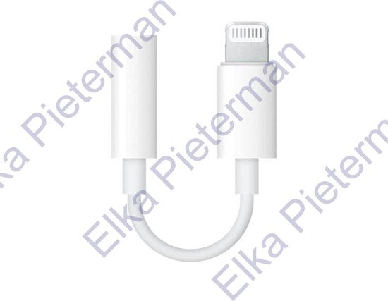 Apple adapter - Lightning naar 3,5 mm koptelefoonaansluiting