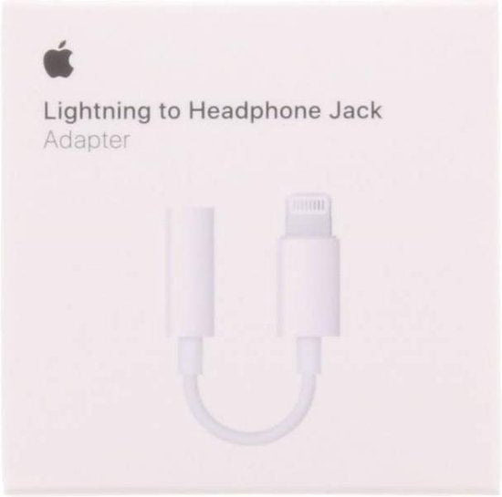 Apple adapter - Lightning naar 3,5 mm koptelefoonaansluiting