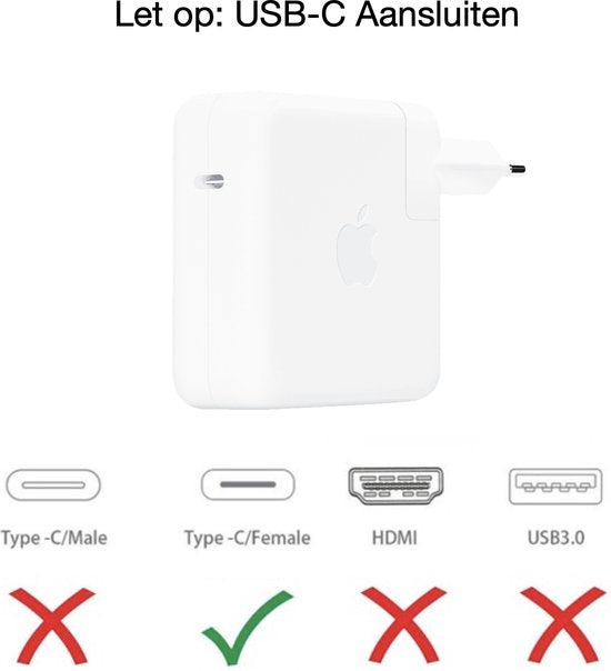 Apple USB-C adapter - 30W - voor iPhone en iPad