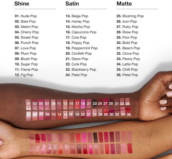 Clinique Pop Longwear Shine lipstick - 14 Plum Pop - 3.9 g