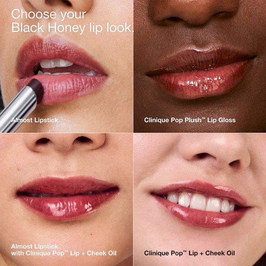 Clinique Pop Lip & Cheek Oil - lip- en wangolie - Black Honey