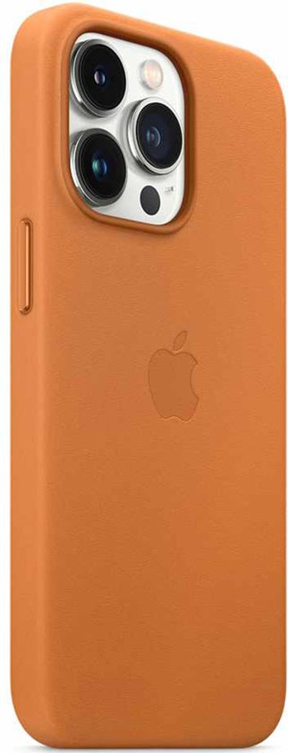 Apple iPhone 13 Pro Max leren hoesje - MagSafe - Goudbruin