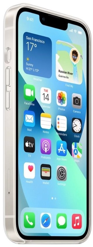 Apple iPhone 13 hoesje - MagSafe - Transparant