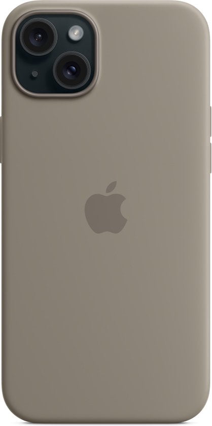 Apple iPhone 15 Plus silicone case - MagSafe - Clay