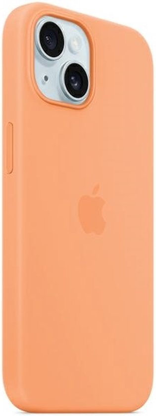 Apple iPhone 15 Plus siliconen hoesje - MagSafe - Orange Sorbet