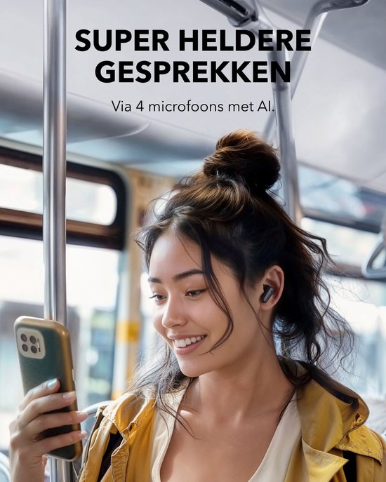 Anker Soundcore P30i oordopjes - draadloos ANC bluetooth 5.4 - Wit