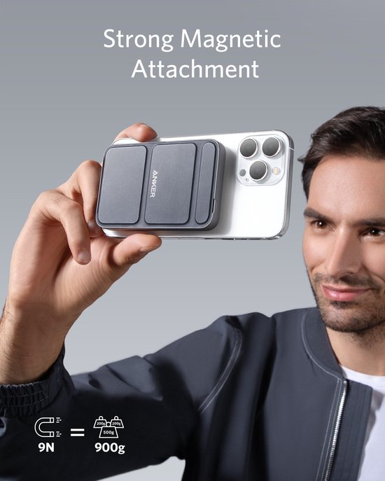 Anker PowerCore Mag Go powerbank - 5K - Zwart
