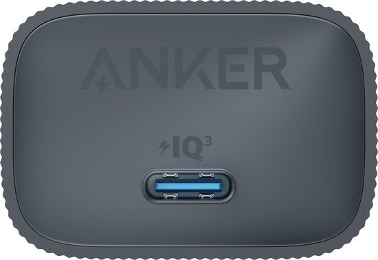 Anker Powerport Nano 4 USB-C oplader - GaN snellader 30 W - Zwart