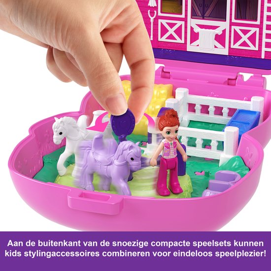 Polly Pocket speelset - Pony Rodeo