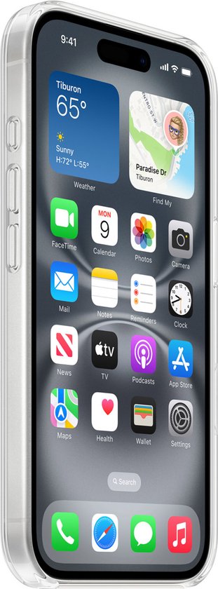 Apple hoesje - MagSafe - iPhone 16 Plus - Transparant