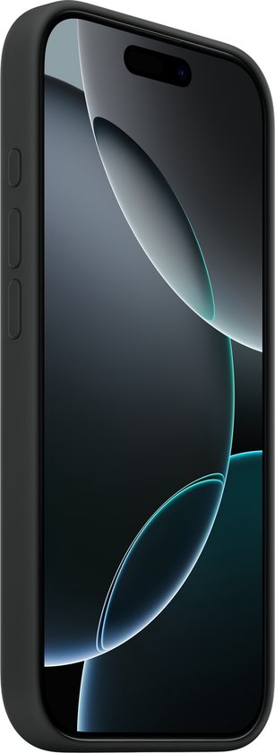 Apple iPhone 16 Pro hoesje - siliconen MagSafe backcover - Zwart