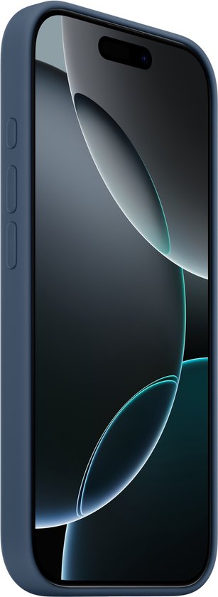 Apple iPhone 16 Pro hoesje - siliconen backcover - MagSafe - Denim